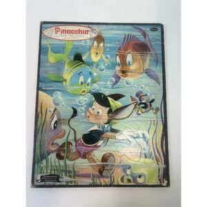 VINTAGE 1960 WHITMAN PINOCCHIO FRAME TRAY PUZZLE No. 4432